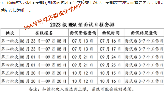 2023年北京科技大學(xué)工商管理碩士（MBA）提前面試方案